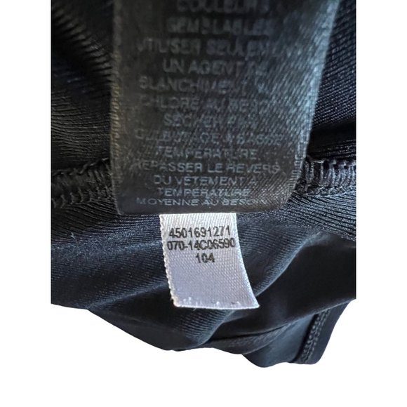 Travelers by Chicos 3/US XL16-18 Black Cardigan Open Front 3/4 Sleeve Button Bac - Picture 11 of 11